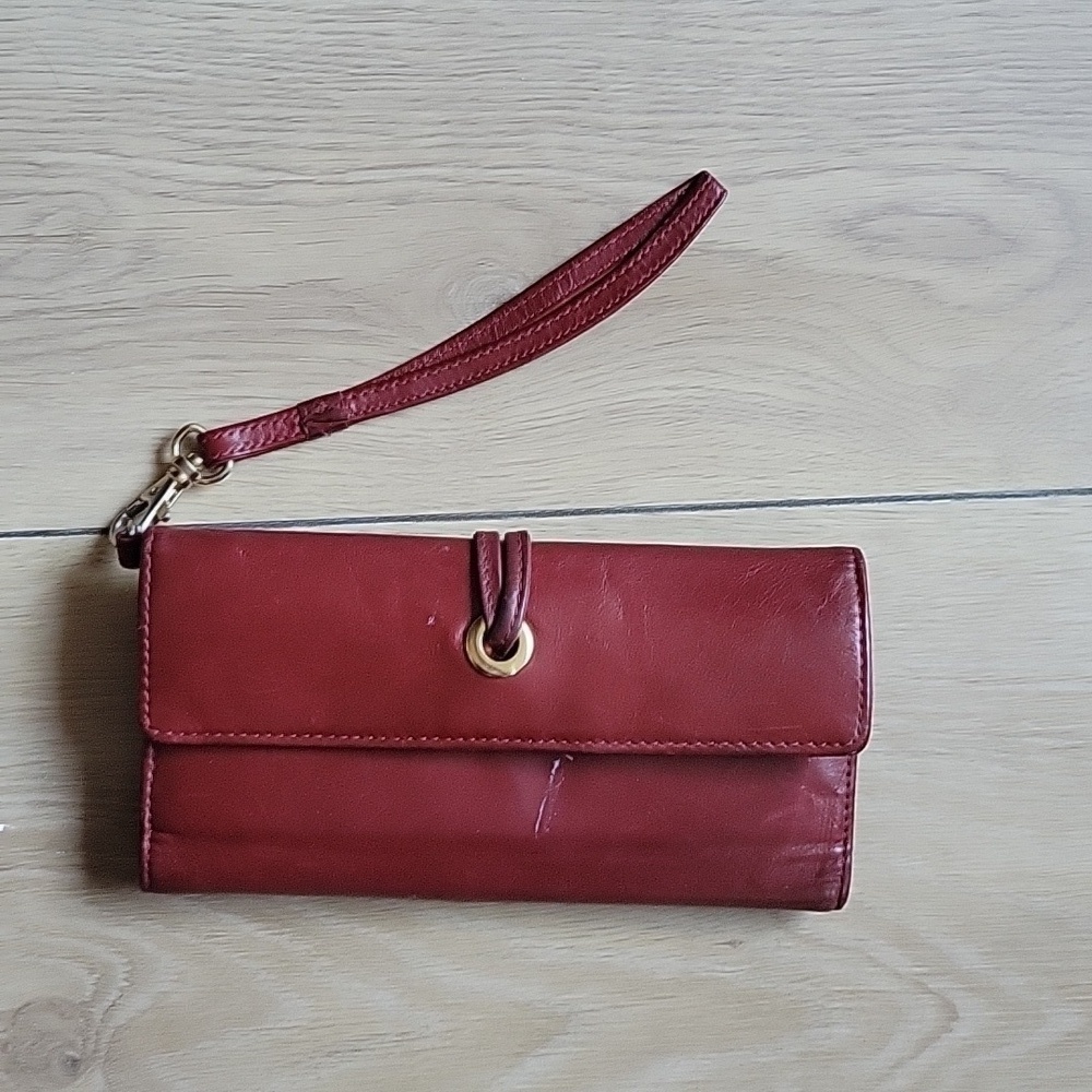 DANIER Genuine Leather Red Wallet